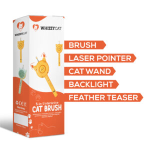 Self-Cleaning Cat Brush with Release Button